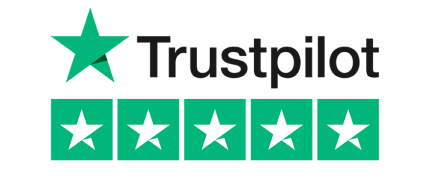 5 star Trustpilot rating